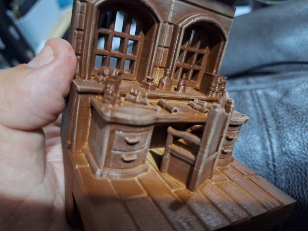 It was at this point I realised I have made a mistake with the colour of the filament I have purchased. I got several rolls of 