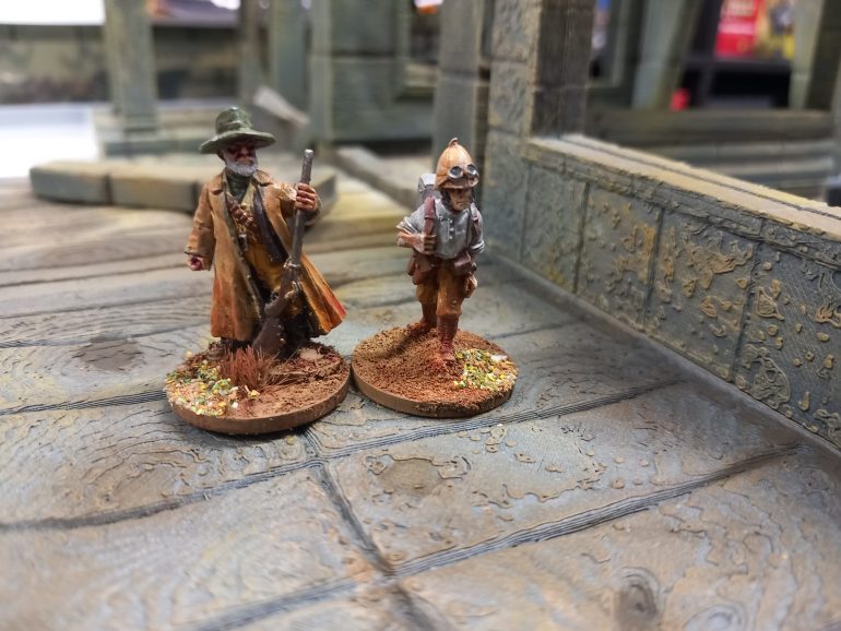 Sir Montague Crackenthorpe and his man servant Dynamite Dave