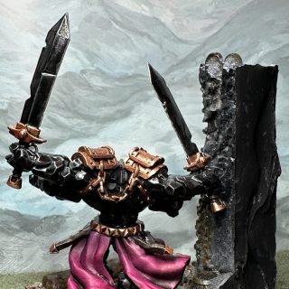 Abyssal Dwarfs: Painting Obsidian Golems
