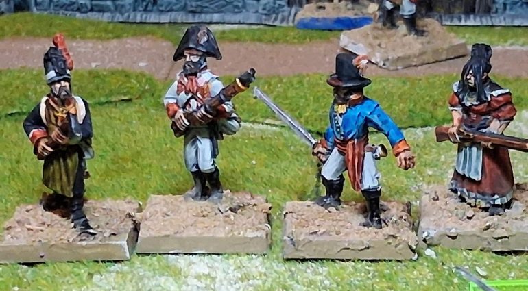The actual Silver Bayonet Units , Spanish and French