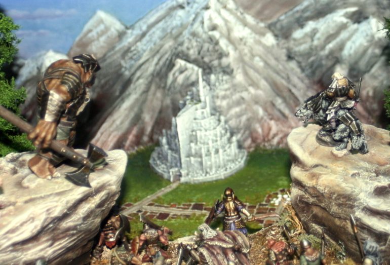 A close up on the central subject of the scene.