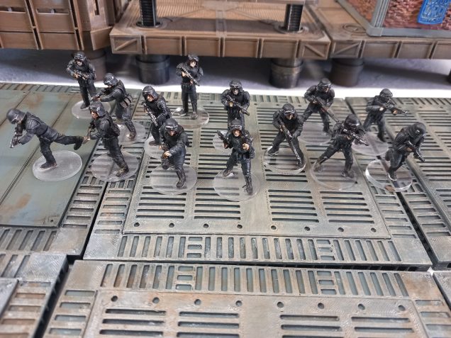The skullforge kit I used for the mudtroops had less grubby options to create more generic imperial security forces ready to put down some terrorist lefty group for the good of the empire