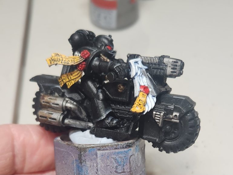 Before photo of next Ravenwing biker to be updated,