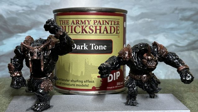 Abyssal Dwarfs: Painting Obsidian Golems