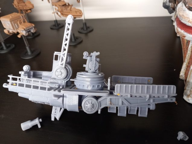 With the rules I hit files for printing all the fisherman and their prey. I love the look of the industrial trawlers