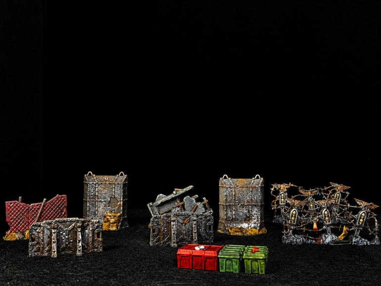Do not forget to paint the scatter terrain as it will add a lot to the look of your table. The pieces included in Hive Storm are very detailed and interesting.