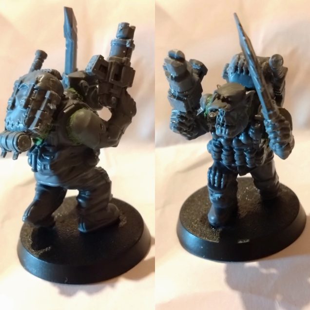 Some of the body details are rather soapy but once I add the GW spare parts they look pretty good.