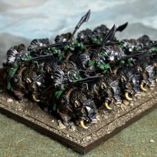 Abyssal Dwarfs: Orc Slave Gore Riders