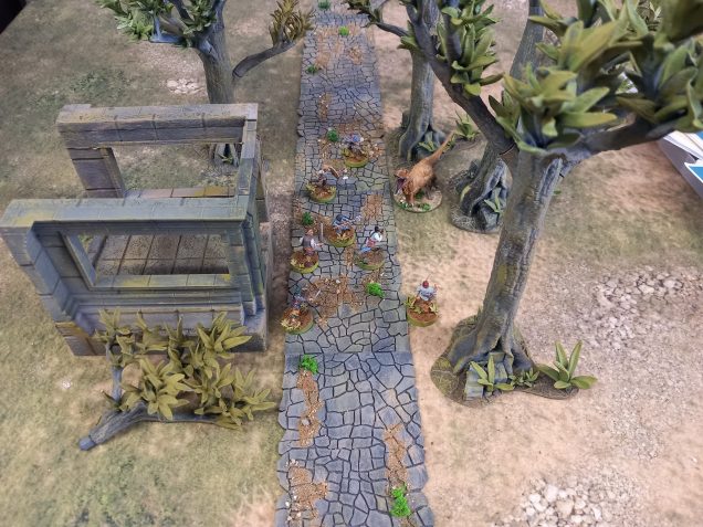 I got my friend to design some ancient ruined roads for me which I 3Dprinted 