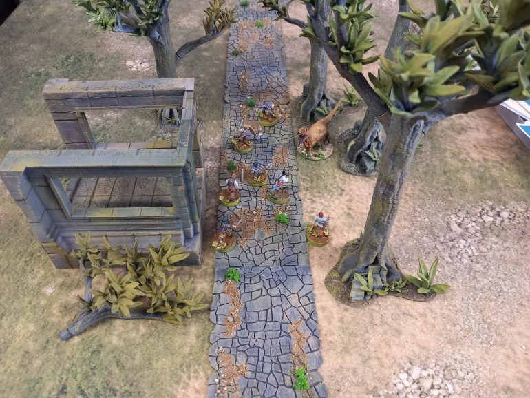I got my friend to design some ancient ruined roads for me which I 3Dprinted