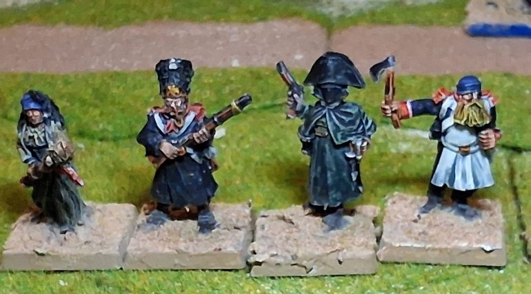 The actual Silver Bayonet Units , Spanish and French