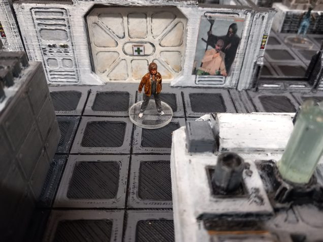 Medical supplies storage area 