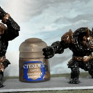 Abyssal Dwarfs: Painting Obsidian Golems