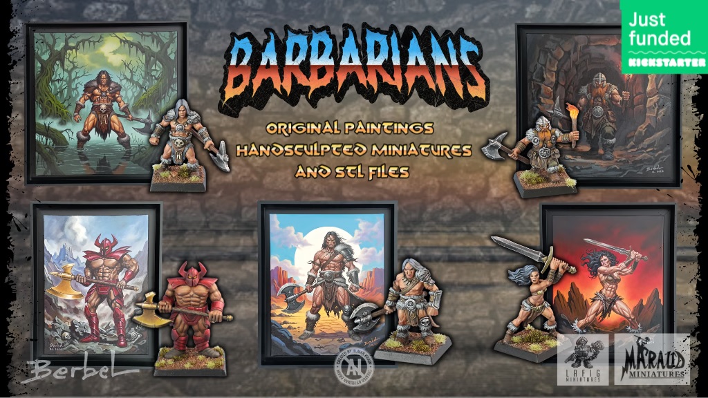 Barbarians Kickstarter - Maraud Miniatures