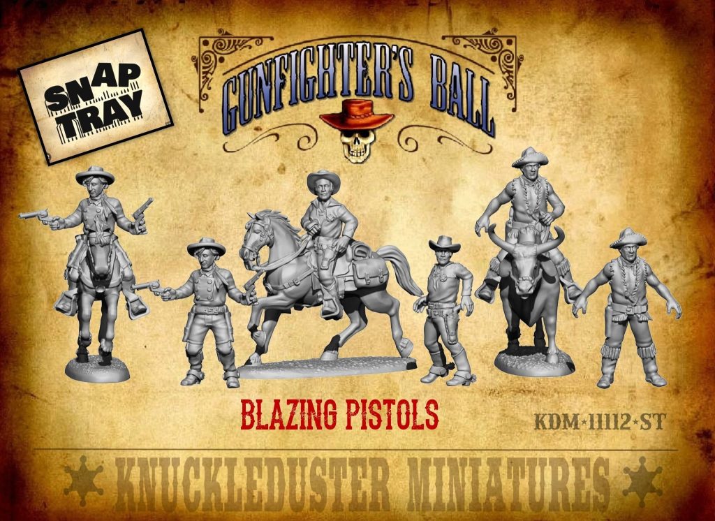 Blazing Pistols - Knuckleduster Miniatures
