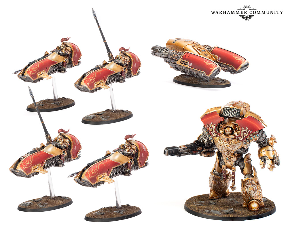 Custodes Support Battle Group Miniatures - Warhammer 40K