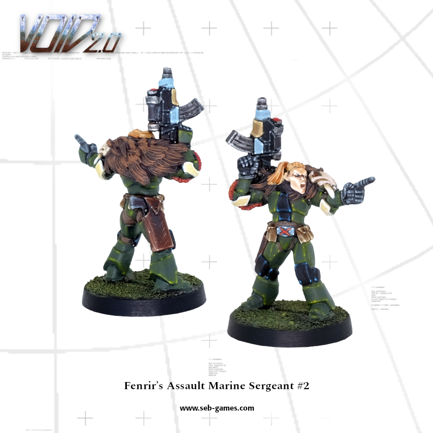 Fenrirs Assault Marine Sergeant #2 - Seb Games