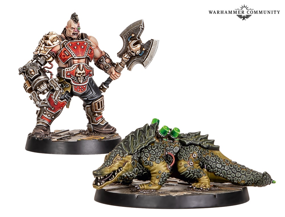 Forge Boss & Sumpkroc Alt - Necromunda