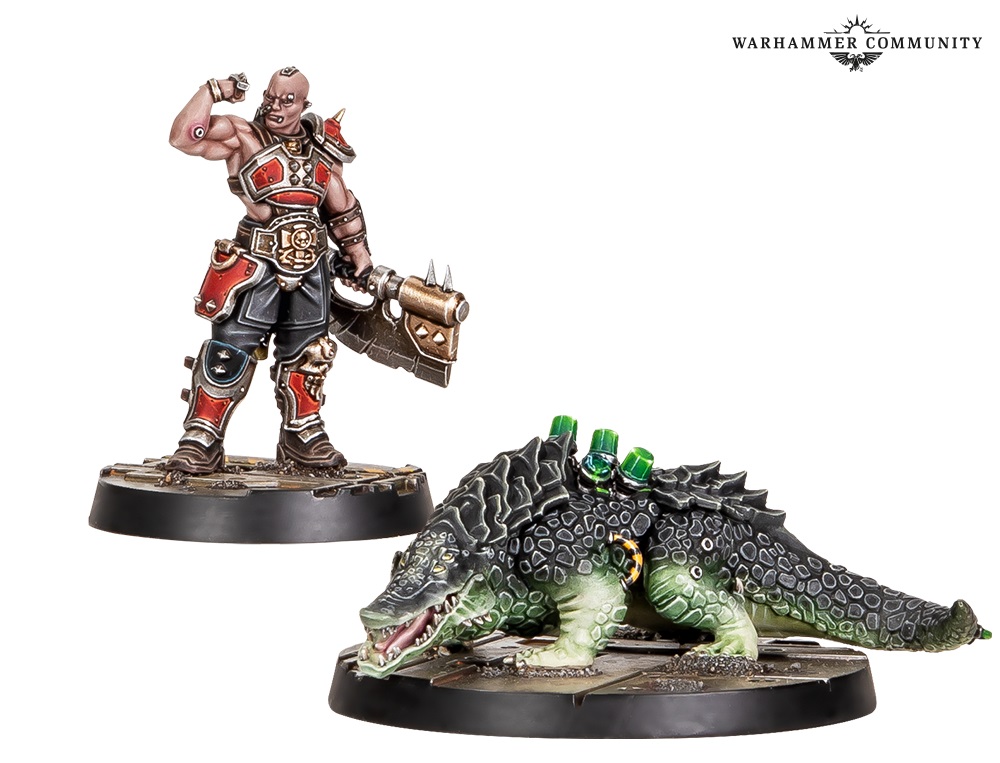 Forge Boss & Sumpkroc - Necromunda