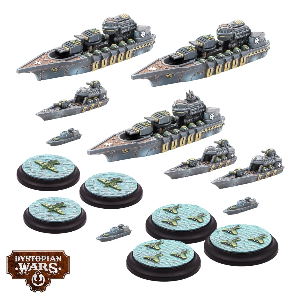 Imperium Starter Set - Contents - Dystopian Wars