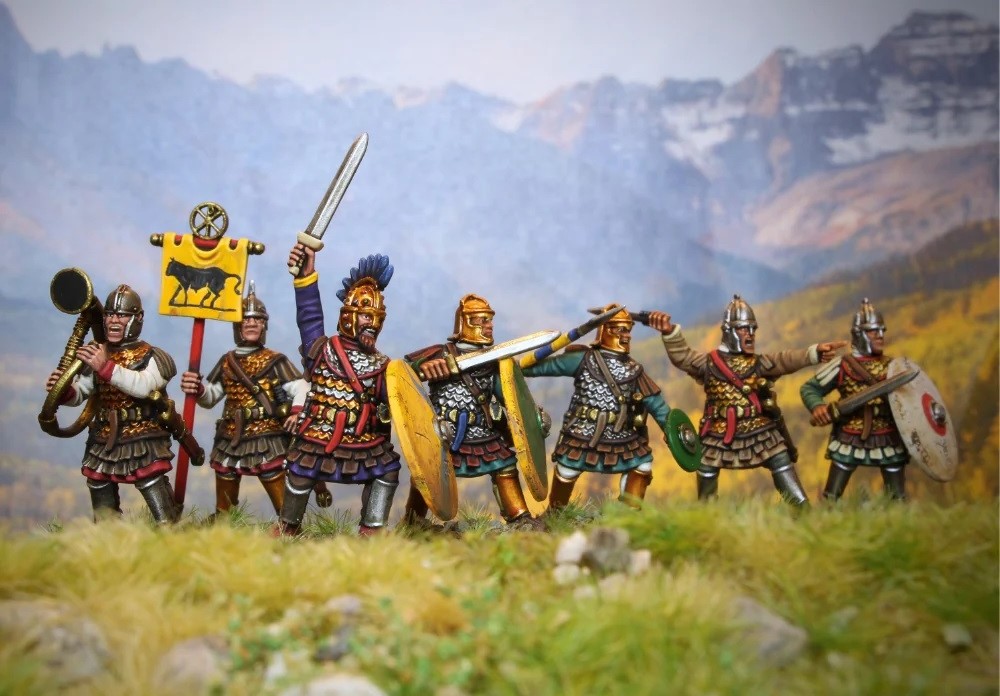 Late Roman Legionaries Lorica Squamata - Painted - Wargames Atlantic