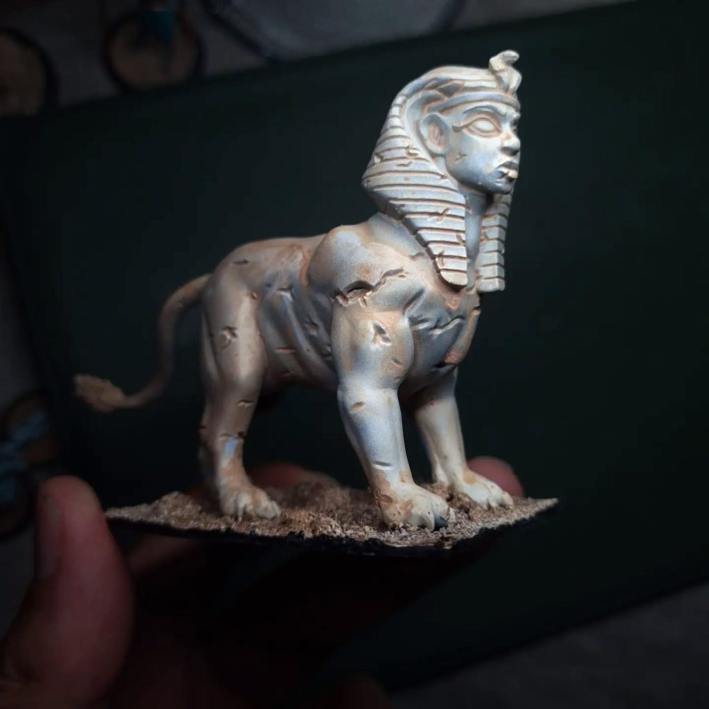 Living Sphynx Statue - Warp Miniatures