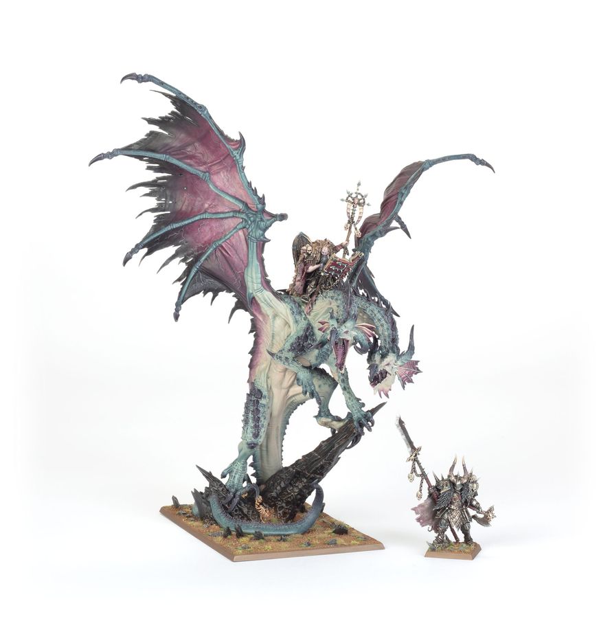 Lord or Sorcerer on Chaos Dragon Alt - Warhammer The Old World