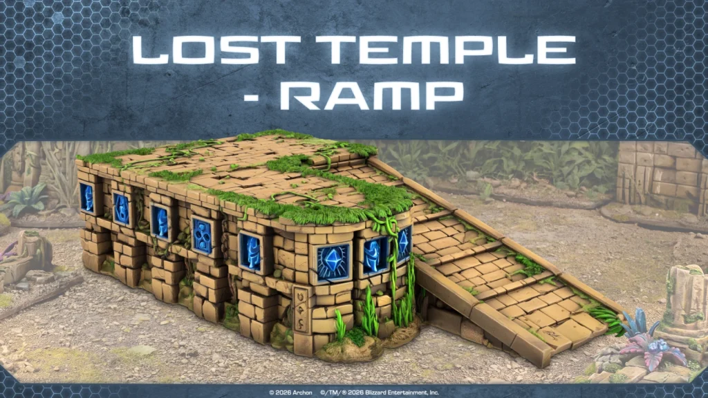 Lost Temple Ramp - StarCraft Tabletop Miniatures Game
