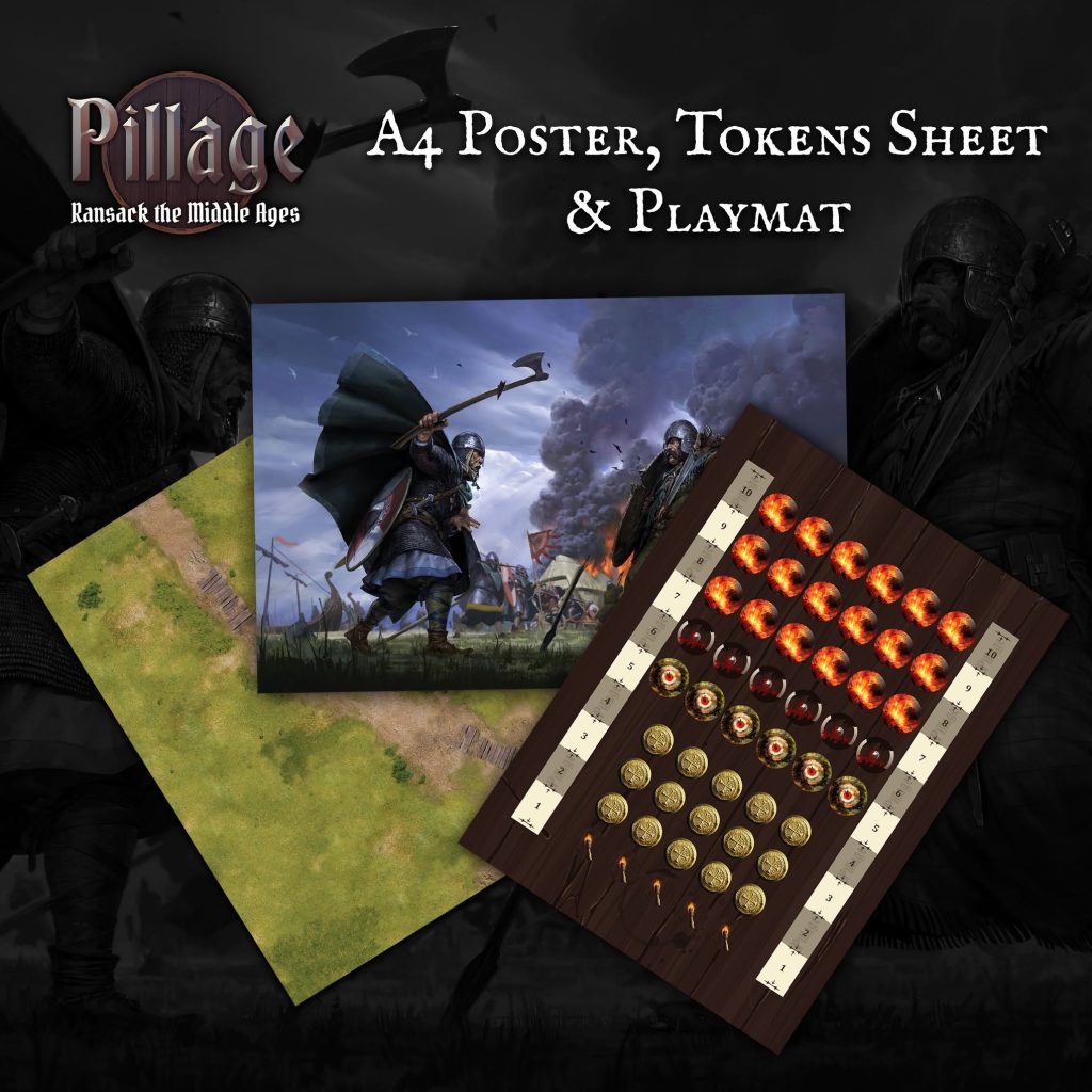 Poster Token Sheets & Play Mat - Pillage