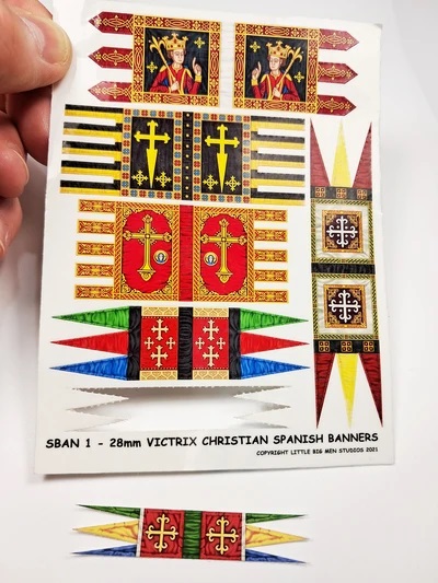 Pre-Cut Spanish Banners - Victrix Miniatures