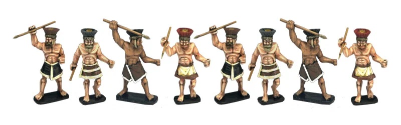 Sea Peoples Javelinmen - WiP Games and Miniatures