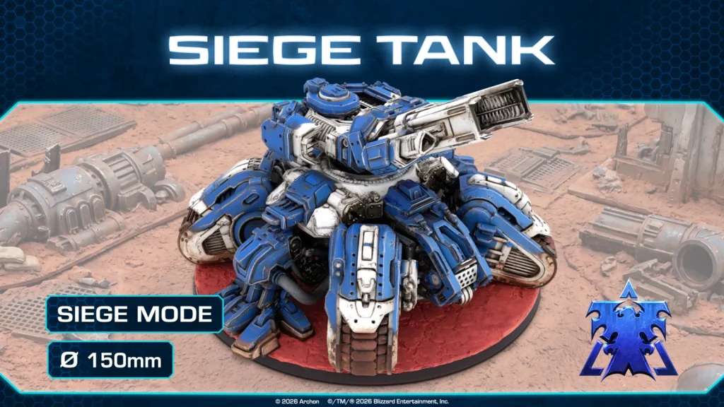 Siege Tank - Siege Mode - StarCraft Tabletop Miniatures Game