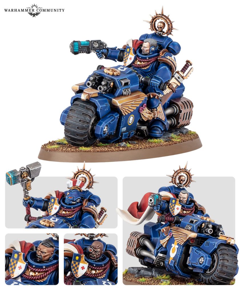 Space Marine Captain on Bike - Details - Warhammer 40K