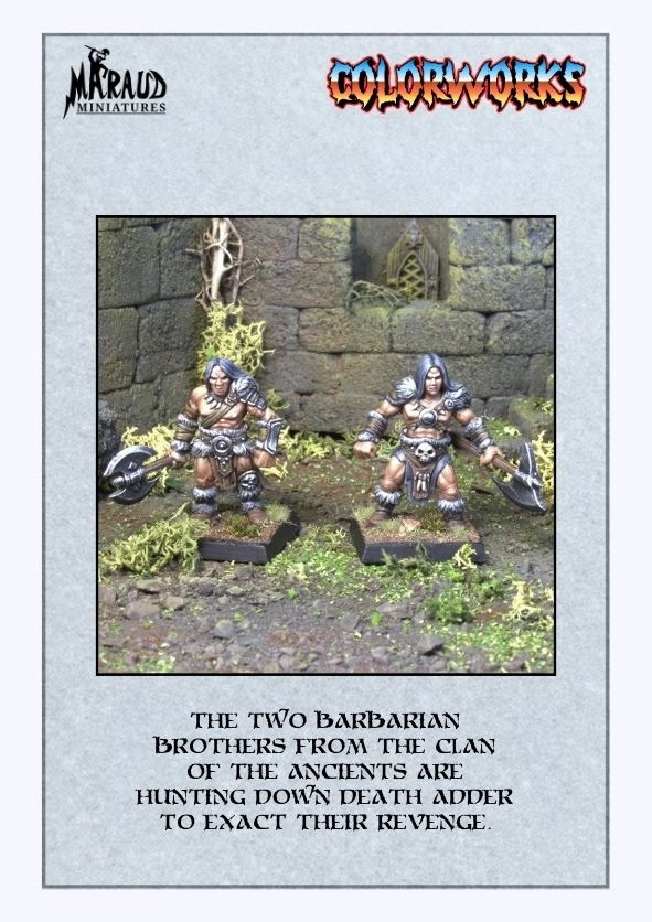 The Barbarian Brothers Miniatures - Alexandre Vallet