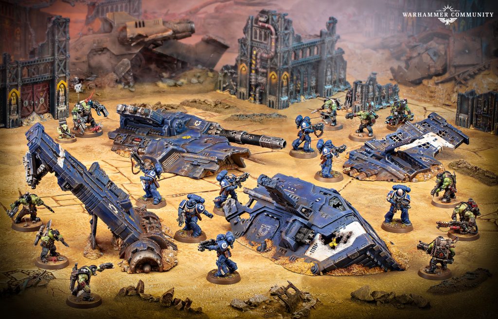 Thunderhawk Impact Site - Warhammer 40K