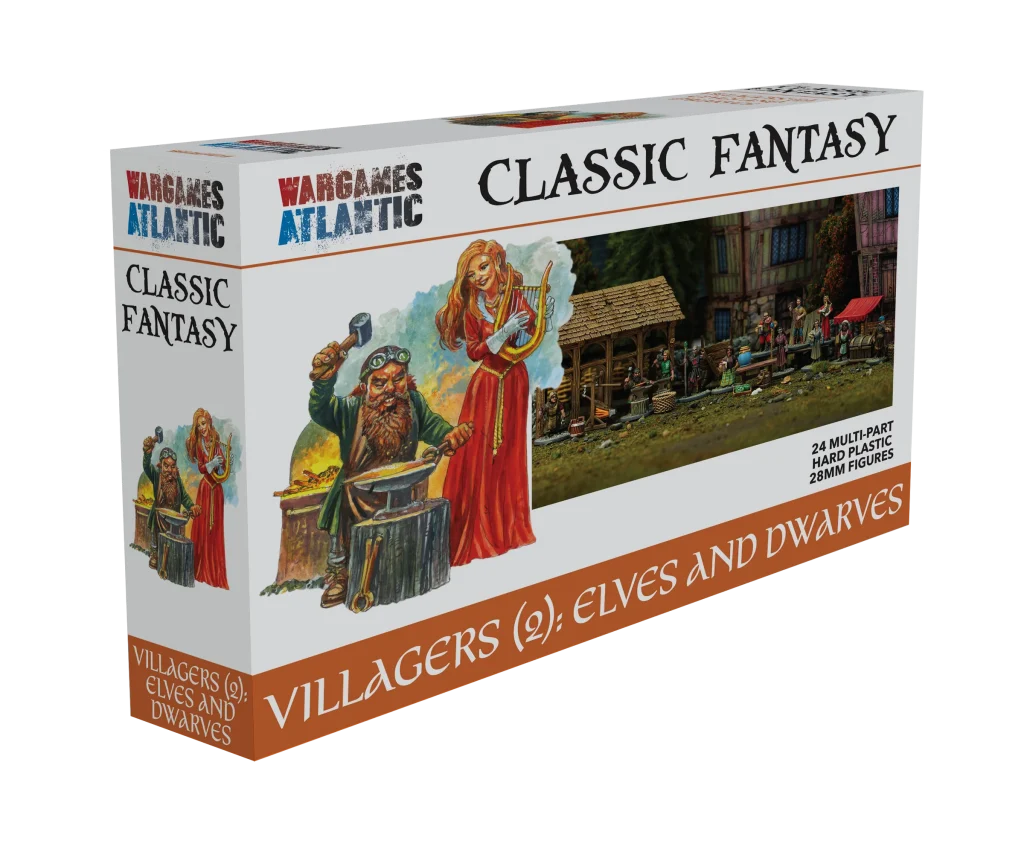Villagers Elves & Dwarves - Wargames Atlantic