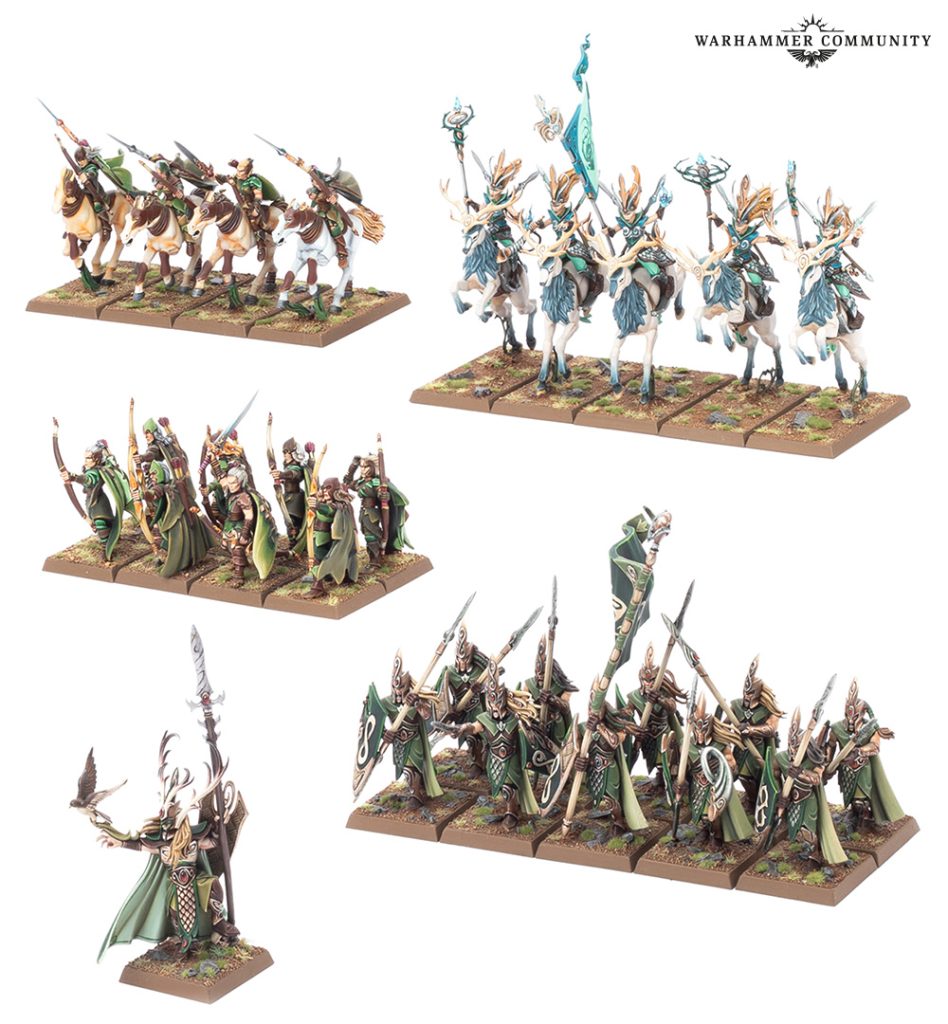 Wood Elf Realms Battle March Army - Warhammer The Old World N