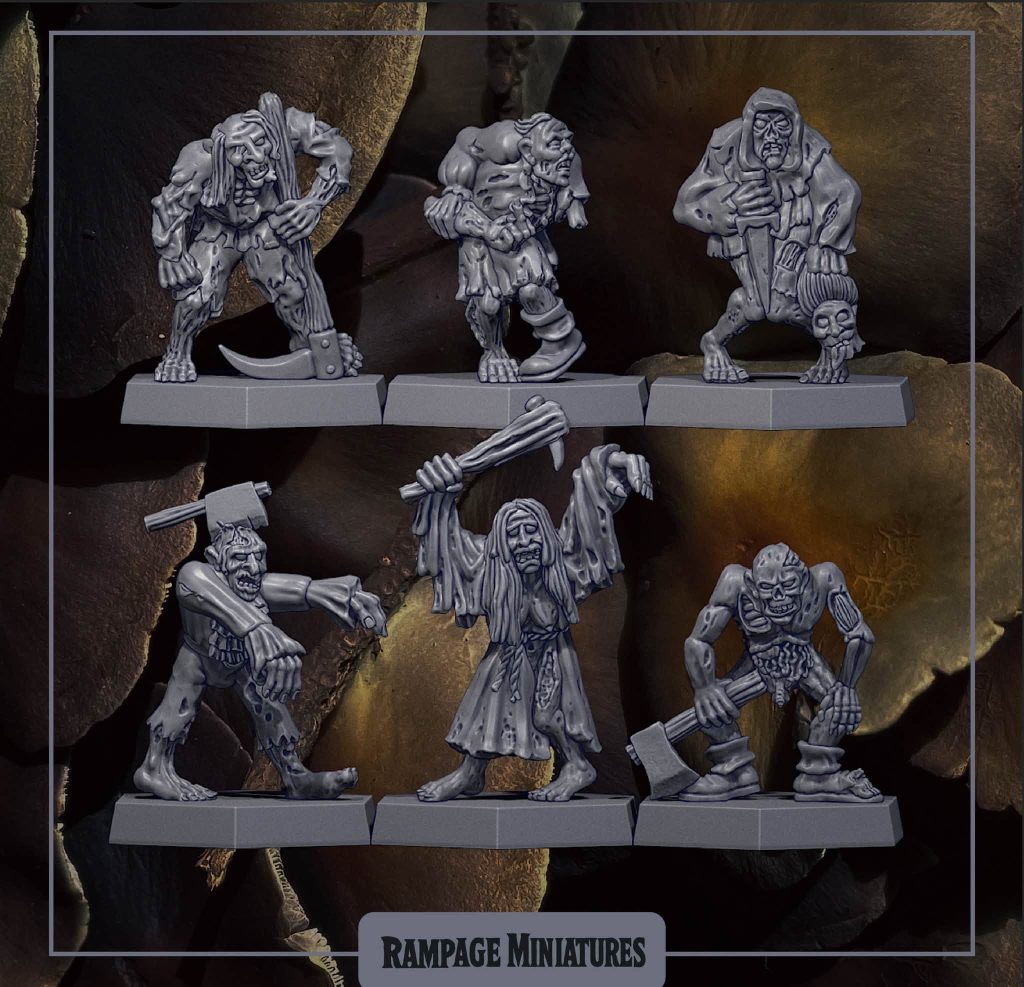Zombies - Rampage Miniatures