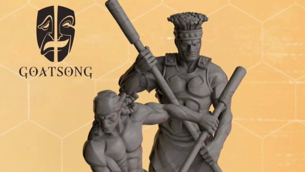 GCT Studios Tease Miniatures For Mythical Skirmisher, Goatsong