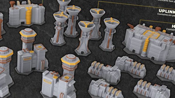 More Hextech Terrain On The Way For 6-10mm Sci-Fi Wargaming