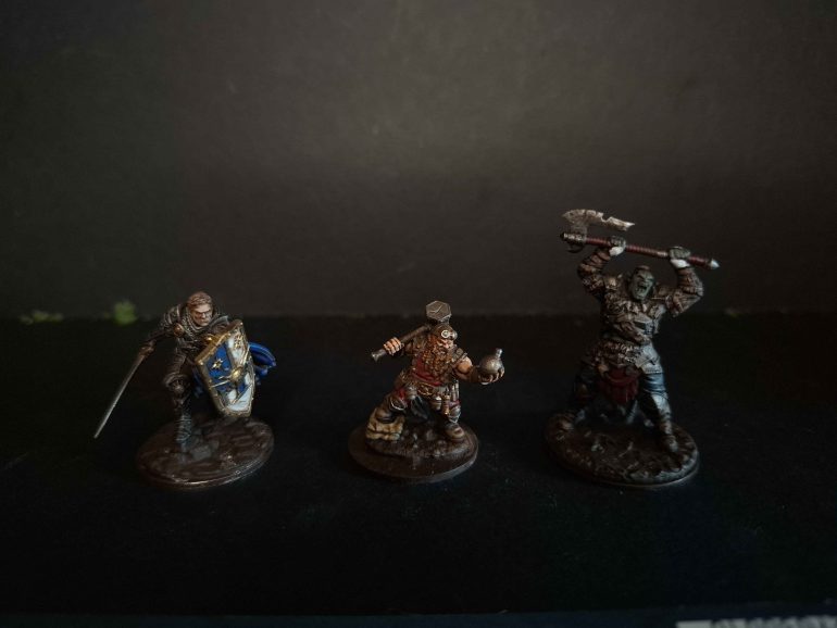 Next up, painted some more Davale RPG characters, just for a bit of a slower pace. Really liking this models and look forward to painting up more of them. I have also got the baddies as well to paint up at some point. Again, something of a common theme in parts of this project log, bases haven't been done. As per usual its because i haven't decided how yet, but also these will be going in with my Maladum collection, so i will be looking to do all the bases at the same time so that i can try and get them all matching.