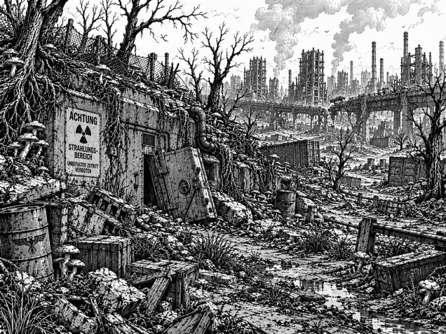 Ai generated image i used for reference. This considerably speeded up the progress, without it actually drawing it for me.