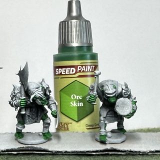 Painting Lots And Lots Of Orcs
