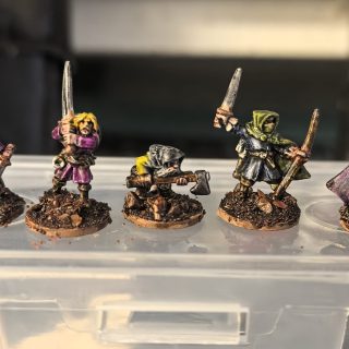 Minis painted in July and August