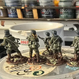 Minis painted in July and August
