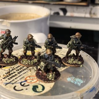 Minis painted in July and August