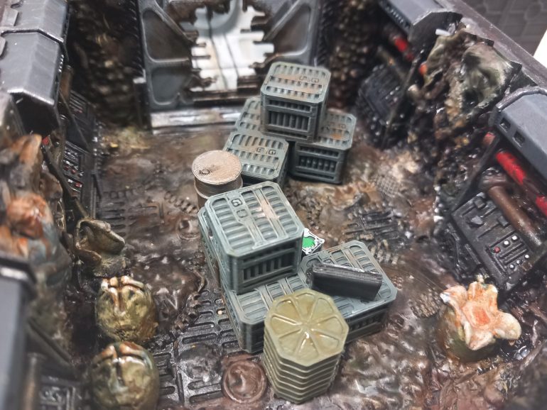 Lv427-designs provide a free stl download of a room with some scatter terrain one is this barricade that you can put down wherever you want 