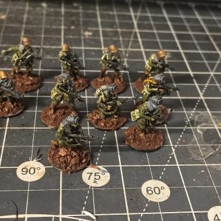 Minis painted in July and August