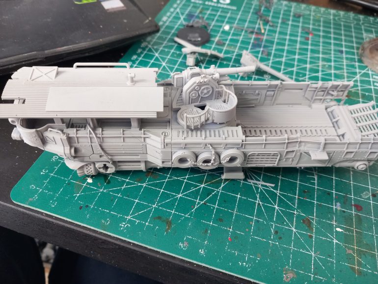 Pirates have taken a coastal patrol ship. Nice to do a pirate version with customised pieces
