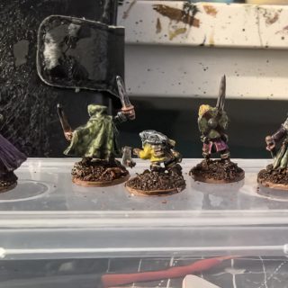 Minis painted in July and August